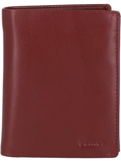 DSTRCT Astana Road Portemonnee Dames & Heren - Billfold - RIFD - Leer - Rood
