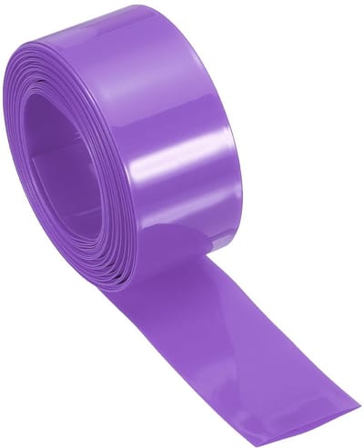 Krimpkous PVC - Isolatiebuis Batterij - Batterijen Beschermen - Waterdichte Isolatie - 19mm x 6.5m - Lila