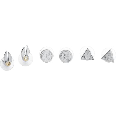 The Carat Shop - Harry Potter Deadly Hallows - Golden Snitch - Platform 9 3/4 Oorbellen