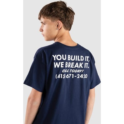 Thrasher Destruction T-Shirt T-Shirt blauw