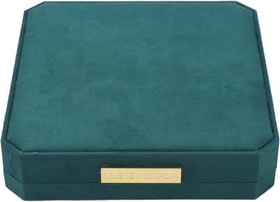 Elegante Multifunctionele Zachte Sieradenbox van Velvet voor Kettingen en Oorbellen - Lichtgewicht en Ruimtelijk Ontwerp