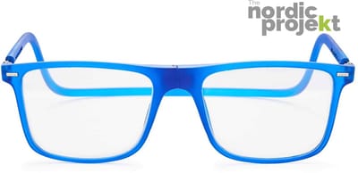 Nordic Projekt NPME Leesbril om de nek - Met Magneetsluiting +1.00 Blauw