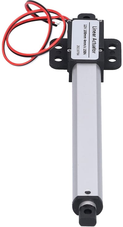 Allecto - 100mm Lineaire Actuator - Geluidsarme Mini Elektrische Actuator - 12V - 50N Kracht - Ideaal voor Mechatronica - Voor Thuis en Industrie