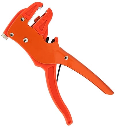 Elektrische striptang - Automatisch gereedschap - Kabels strippen - 2-in-1 functionaliteit - 18 x 9 x 3 cm - Grijs