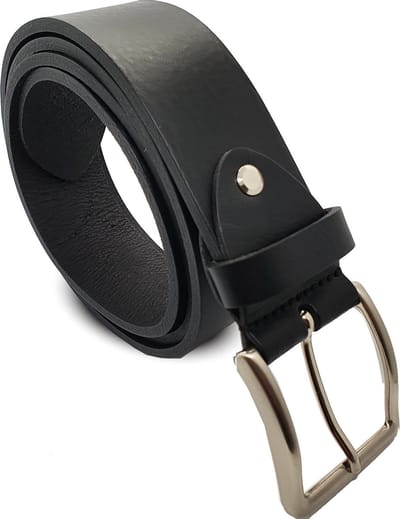 Safekeepers leren riem heren - heren riemen - dames riemen - leren riemen riemen heren zwart -  leren riemen 4 cm breed  zwart - 95