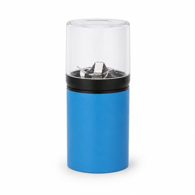Zirkle - Elektrische Kruidenmaler / Specerijmolen / Mini Spice Grinder / Kruidenmolen - USB-C Oplaadbaar - Voor Gedroogde Kruiden, Kruidenmixen en Specerijen - Compact voor Thuis, Reizen en Camping - Blauw