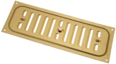 Ventilatie Roosters - Louver Vent Cover - Luchtstroom Reguleren - Aluminium Constructie - 9 x 3 inch - Goud