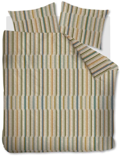 Beddinghouse Annie dekbedovertrek - Tweepersoons - 200x200/220 cm - Groen