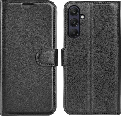Coverup Hoesje - Geschikt voor Samsung Galaxy A26 Hoesje - Coverup Book Case - Zwart