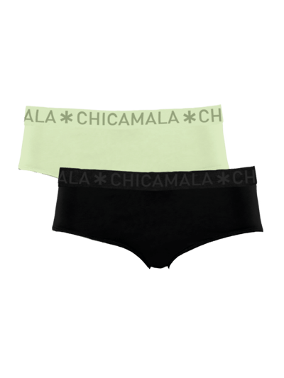 Chicamala – Meisjes Briefs – 2 Pack – Normale Lengte – Onderbroek Meisjes – Lingerie – Ondergoed – Kleding – 95% Katoen – Meisjeskleding