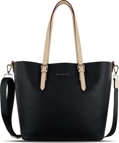 bugatti Schoudertas Ella Shopper Dark Brown Donkerbruin
