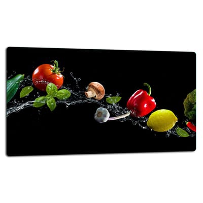 TMK ArtDeko - Glazen Snijplank - 52x30 cm - Inductie - Veelkleurig