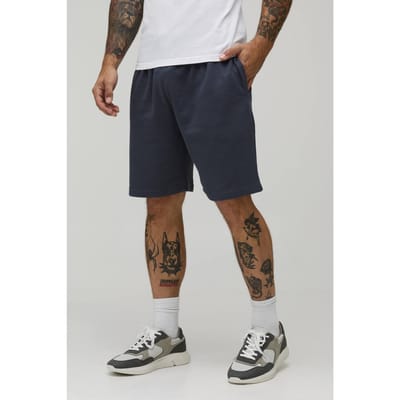 Relaxed Fit Waffle Shorts | Charcoal | Size XS
