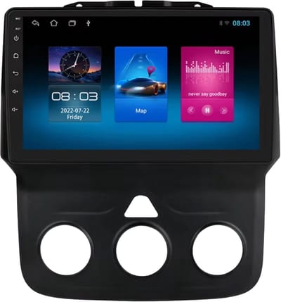 Autoradio met bluetooth - Carplay - Voor Dodge Ram 1500 / 2500 & 3500 (2013-2018) - Geschikt voor Apple en Android - Stereo - Navigatie - Navigatiesysteem auto - 1GB 16GB