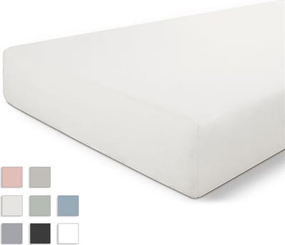 Byrklund Hoeslaken Bed Basics Cotton - 180x220 - 100% Katoen - Off White