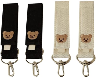Dailygoods - Kinderwagenhaken, kinderwagenhaken, 2 stuks, zakhaken, anti-slip hanghaken, luiertas, mamatas, portemonnee, kinderwagen, accessoires, kinderwagenaccessoires, accessoires voor kleine kinderen