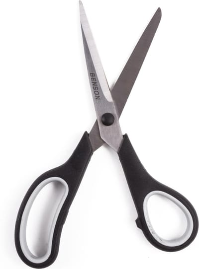 Benson Veelzijdige huishoudschaar - roestvrij staal - ergonomische grip - 20 cm