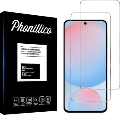 Screenprotector voor Samsung Galaxy S24 FE - 2 stuks Beschermglas van glas Transparante glazen schermbeschermfolie