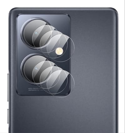 ONF3 - Ultradunne cameralensbeschermer - HD gehard glas - 4-pack - Bescherming voor V29 Lite 5G - Ideaal voor fotografie - Duurzaam en betrouwbaar
