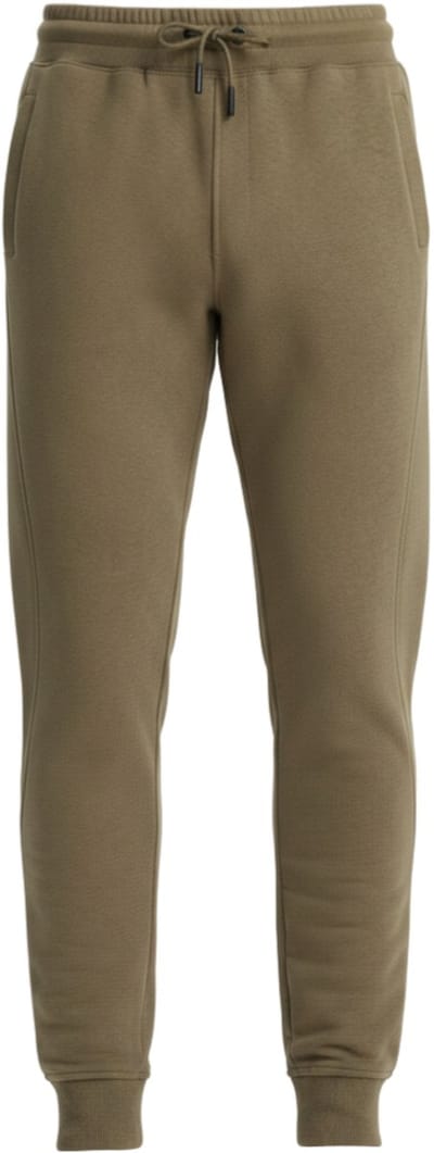 OMBRE Broek - Regular Fit - Katoen - Effen Olijfgroen S