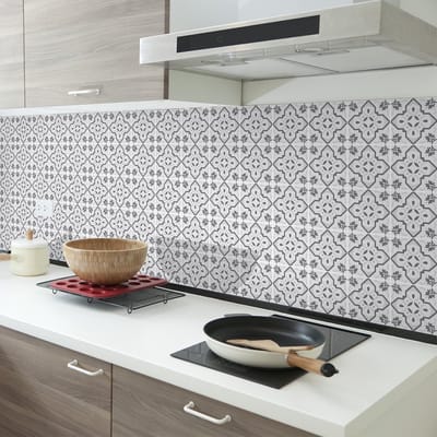 Zelfklevende tegelmuurstickers voor keuken en badkamer - 30 Christina Azulejos tegelstickers - 30 stickers 10x10cm