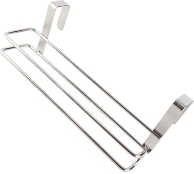 Lange levensduur roestvrij staal over deur Roller Paper Holder Paper Towel Bar voor badkamers en keuken