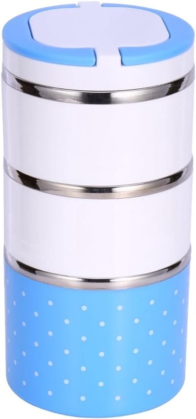 Geïsoleerde Lunchbox - Voedselcontainer - Maaltijden Meenemen - Lekbestendig Ontwerp - 1200 ml - Blauw