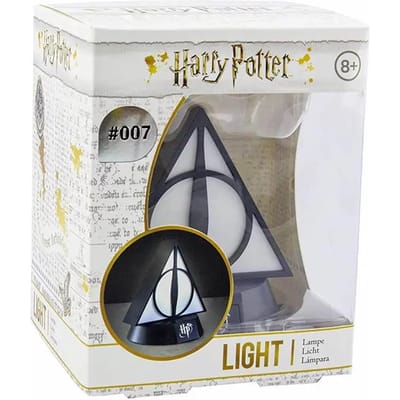 Paladone Harry Potter Deathly Hallows - LED Lamp - Officiële Merchandise - 10 cm Hoog - Werkt op Batterijen