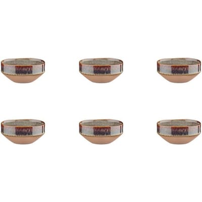GENESIS kom Ø11cm - 6 stuks - Basalt