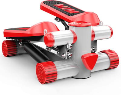 Mini Fitnessapparaat - Aerobic Trainer - Thuis Sporten - Met Weerstandsbanden - Max 120 kg - Zwart
