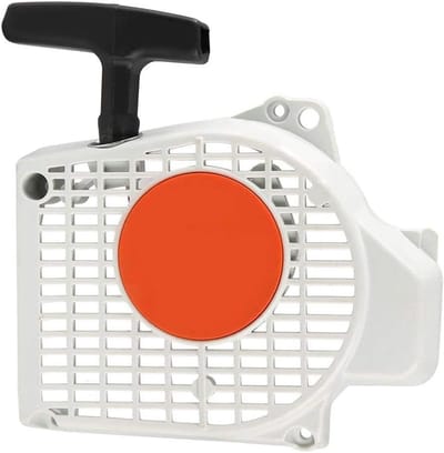 Trekstarter Kettingzaag - Startmontage Terugslag - Motor Starten - Gereedschapsloze Installatie - 16 x 16 x 4 cm - Zwart