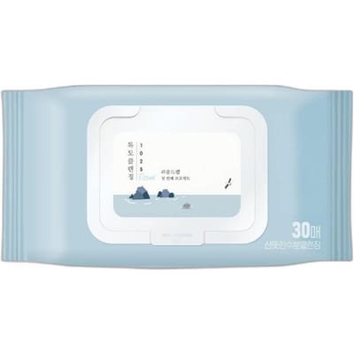 ROUND LAB 1025 Dokdo Lingettes Nettoyantes Douces Lissantes 30 Lingettes
