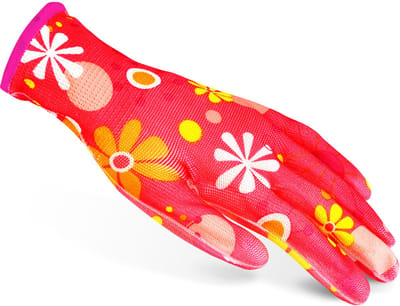 12 paar Werkhandschoenen Dames - Tuinhandschoenen - Maat XS - Herbuikbaar - 3x verschillend design 12 Paar [11517XS]