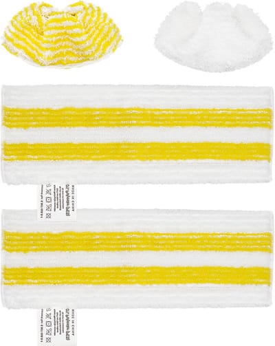 Geschikt voor kaher Karcher sc2/3/4/5 stoommachine reinigingsdoekset, microvezel vervangende reinigingsdoekset accessoires, 4 stuks