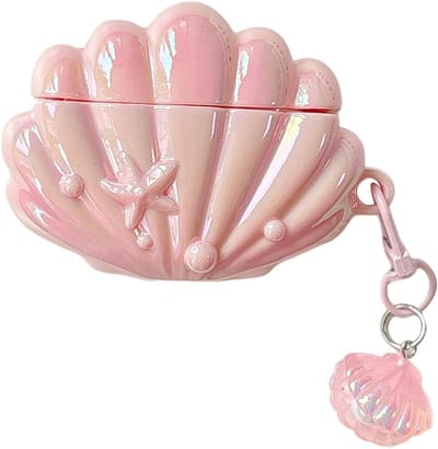 Hoesje Oortjes - Beschermhoes Siliconen - Draagbare Audio - Creatief 3D Ontwerp - 14.5 x 6.4 cm - Roze