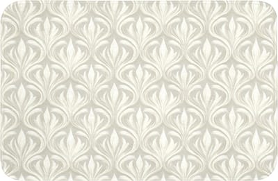 WC mat 60x40 cm - Antislip - Barok - Patroon - Beige - Toiletmat - Vloermat - Douchemat - Toilet tapijt - Toiletmatten