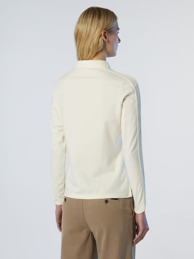 North Sails Polo Shirt Perzikleerstof met lange mouwen