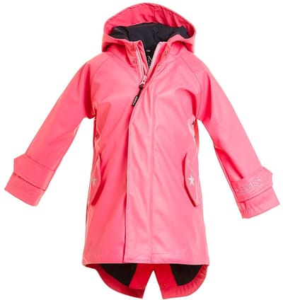 BMS kinderregenjas HafenCity Coat Kids PU/voering roze