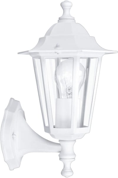 EGLO Laterna 4 Wandlamp Buiten - E27 - 35 cm - Wit
