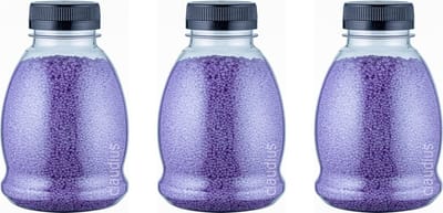 Badkaviaar Lavendel - 225 gram - Fles met zwarte dop - set van 3 stuks - bad parels voor in bad