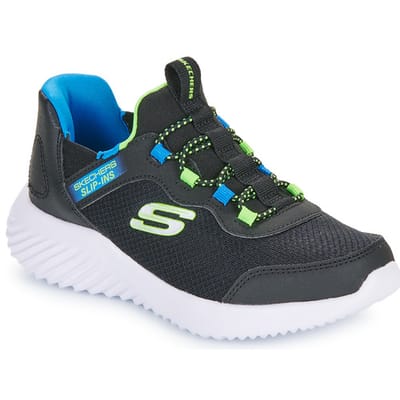 Skechers Slip-ins Bounder jongens sneakers zwart - Maat 29 - Extra comfort - Memory Foam