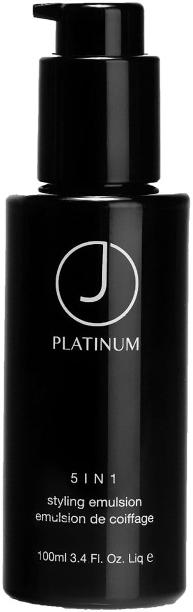 J Beverly Hills Platinum 5 in 1 Styling Emulsion | 100 ml | Voor beschadigd en verzwakt haar