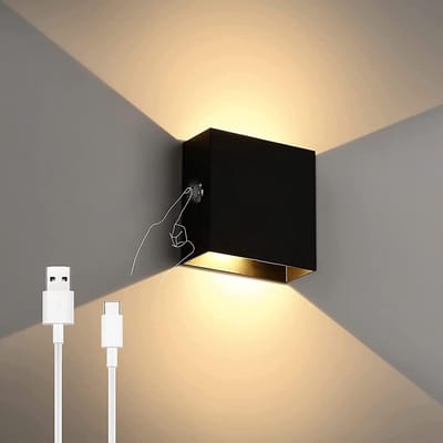 Solacis Wandlamp oplaadbaar - Wandlamp - Wandlamp oplaadbaar binnen - Wandlamp binnen - Must have voor in uw woning!