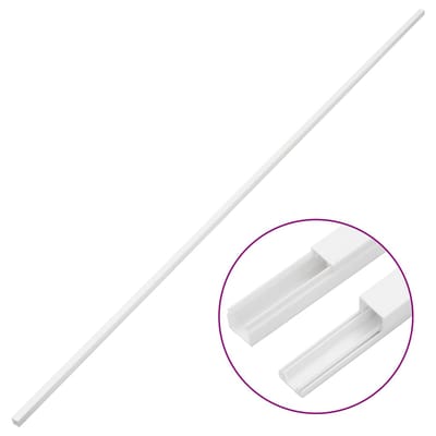 vidaXL - Kabelgoot - 20x10 - mm - 30 - m - PVC