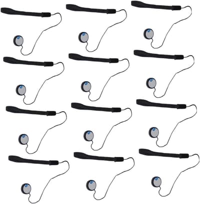 Camera Polsband - Anti-verloren Touw - Voorkom Vallen - 20 Stuks Set - 25 cm Lengte - Zwart
