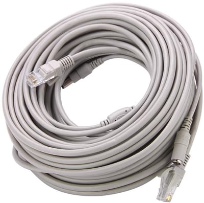 OmGoods - Dailygoody - Ethernet CCTV Kabel - Hoge Snelheid - 15M - Voor Buiten Camera's - 100Mbps - Betrouwbare verbinding - Geschikt voor beveiliging - Wi