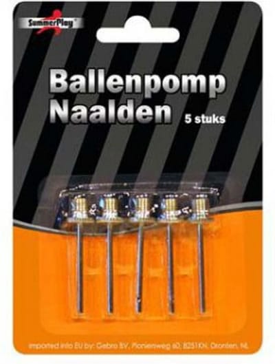 Ballenpomp naalden - 5 stuks - D8 mm - Voetballen - Speelgoed ballen - Sport