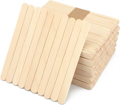 300 Stuks Houten Lollipop Sticks voor Creatieve Projecten, Glad en Duurzaam voor Kunst en Ambachten