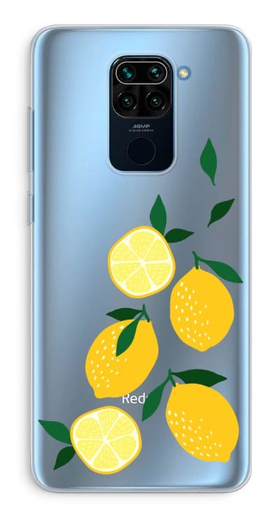 Case Company® - Hoesje geschikt voor Xiaomi Redmi Note 9 hoesje - You're my lemon - Soft Cover Telefoonhoesje - Bescherming aan alle Kanten en Schermrand
