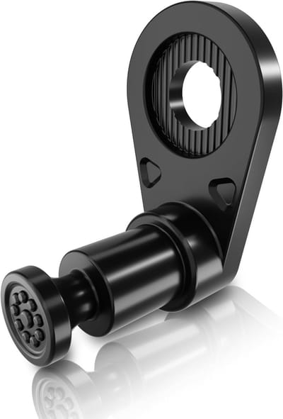 Koppeling voor fietskar van 304 roestvrij staal, adapter voor aanhanger, geschikt voor assen van 12 mm, duurzaam en stevig